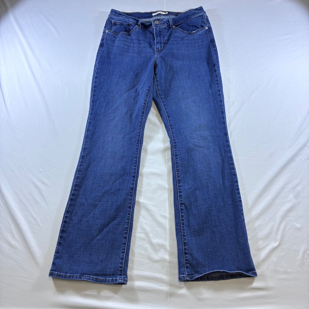 Levis Classic Bootcut Jeans Womens 10S W30 L30 Medium Wash Blue Denim Mid Rise